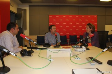 Foto con Roge Blasco en el programa La Casa de la Palabra