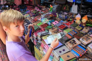 De compras en un mercadito