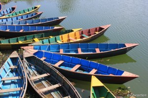 Barcas en el Lago Phewa