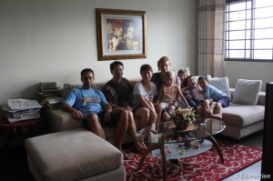 Nuestra familia de acogida en Singapore